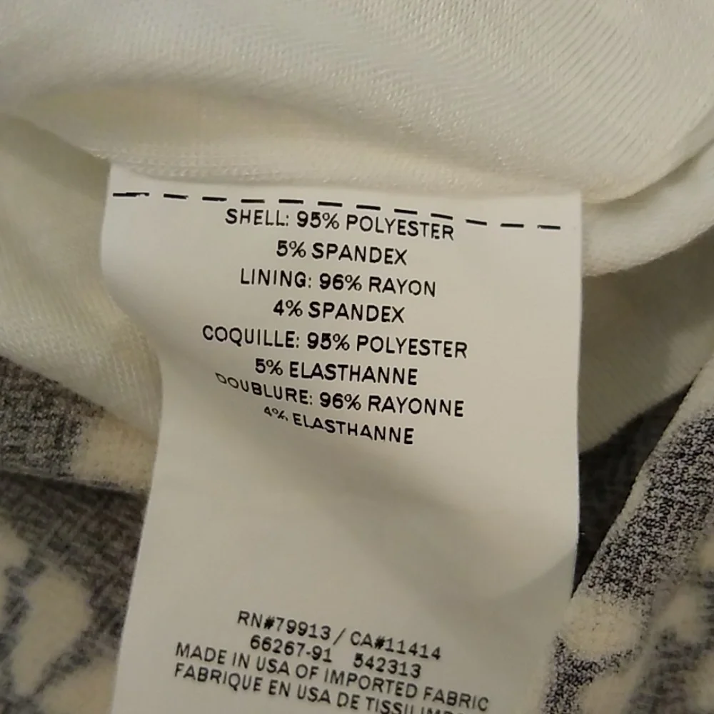 A pea in the pod black and white sleeveless dress - Picture 6 of 6